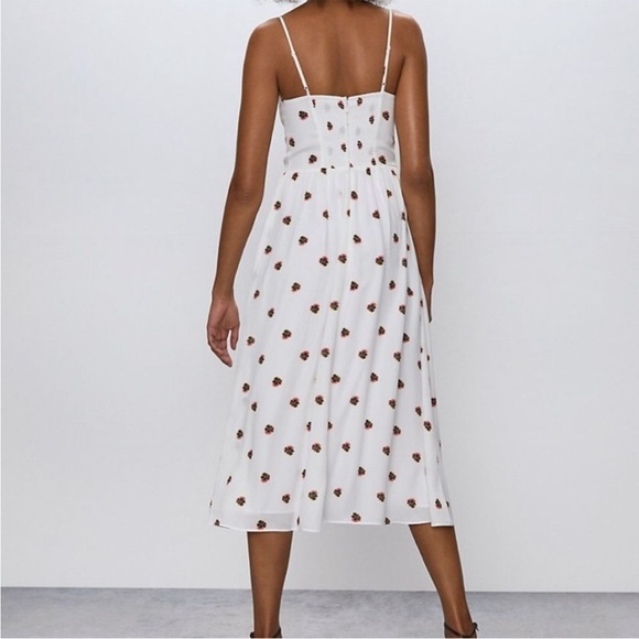 Aritzia Babaton Noel Floral Midi Dress - Picture 3 of 11